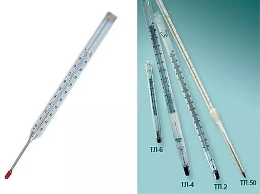 термометры жидкостные
